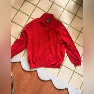 Jos. A. Bank Men's Vibrant Red Cardigan